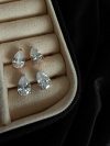 ⁦עגילים בשיבוץ טיפה 7mm⁩ – תמונה ⁦2⁩